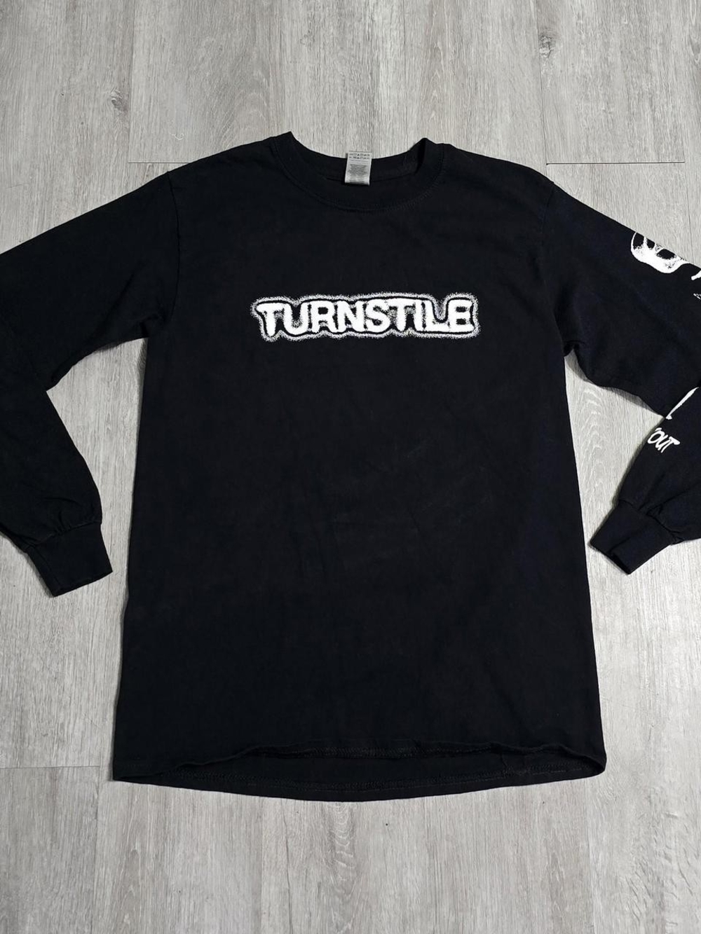 2021 Turnstile Glow On Blackout Long Sleeve Black Band Tee Hardcore Punk Rock
